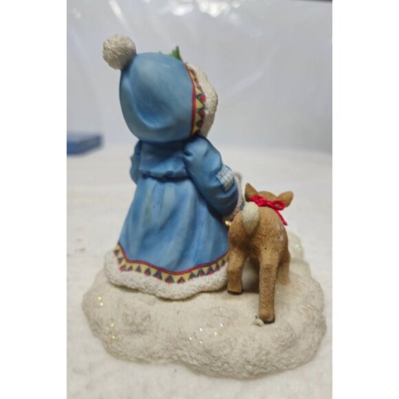Cherished Teddies Olga Feel The Peace Hold The‎ Joy Share The Love Winter Bear - Picture 6 of 12